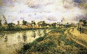 Camille Pissarro Pang map of the sur-oise oil painting artist